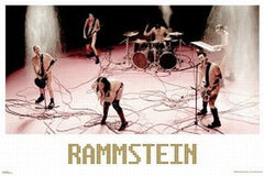 Rammstein 'Live' Poster Signed by 6