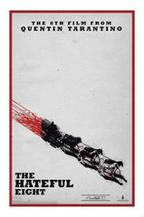 The Hateful Eight Poster Signed by 7