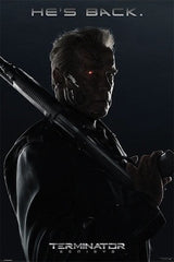 Terminator Genisys Poster Signed by 7