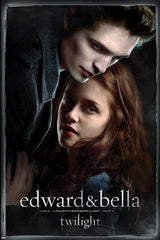 Twilight Edward & Bella Poster Signed by 2