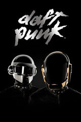 Daft Punk Poster Signed by 4 Pharrell Williams