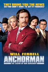 Anchorman 'Cast' Poster Signed by 8