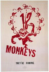 Twelve Monkeys Advance 27"x40" D/S Poster Signed by 6