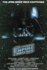Empire Strikes Back 27"x40" S/S Poster Signed by 6