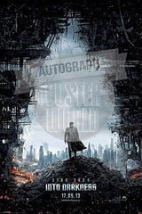 Star Trek Into The Darkness Poster Signed by 8