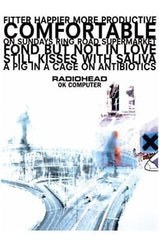 Radiohead 'OK COMPUTER' Poster Signed by 5