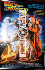 Back to the Future 3 Poster Signed by 4