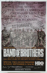 Autographed Band of Brothers Movie Poster x 28