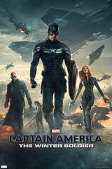 Captain America - The Winter Soldier 24" x 36" Poster Signed by 14
