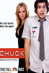 Chuck Official TV Poster Signed by 10