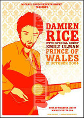 Damien Rice Signed Tour Poster