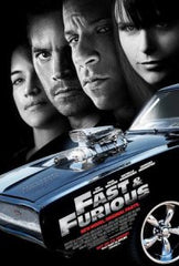 Fast and Furious OFFICIAL Poster Signed by 5