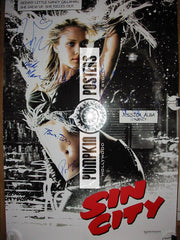 Sin City Poster Signed by 4