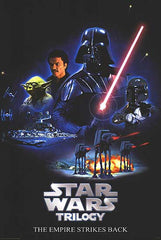 Star Wars Trilogy Poster Signed by 6