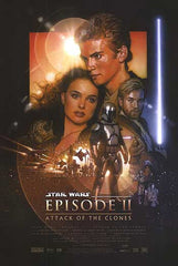 Star Wars Episode 2 - Attack of the Clones Poster Signed by 7