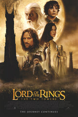 Lord of the Rings - Two Towers Poster Signed by 11