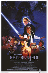 Star Wars Episode 6 - Return of the Jedi Poster Signed by 9