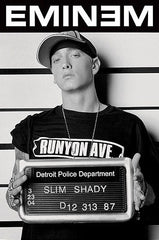 Eminem 'Mugshot' Signed Poster