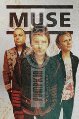 Muse Poster Signed by 3