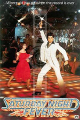 Saturday Night Fever Poster Signed by 4