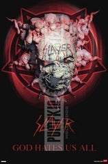 Slayer 'God Hates Us All' Poster Signed by 4