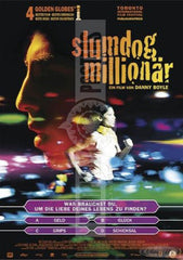 Slumdog Millionaire Poster Signed by 5