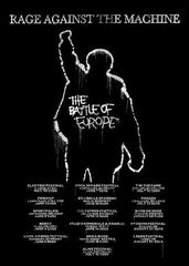 Rage Against The Machine "The Battle of Europe" Poster Signed by 4