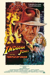 Indiana Jones & the Temple of Doom Poster Signed by 5