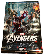 Avengers Official Poster Signed by 14