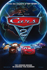 Cars 2 27"x40" D/S Poster Signed by 6