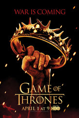 Game of Thrones 'You Win Or You Die' Poster Signed by 6