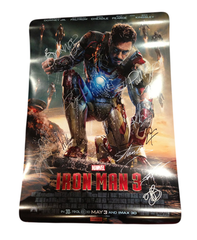 Iron Man 3 Advance Poster Signed by 11