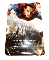 Man of Steel 24" x 36" Poster Signed by 10