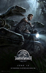 Jurassic World Poster Signed by 10