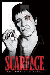 Scarface Art "The World Is Yours" Signed Poster