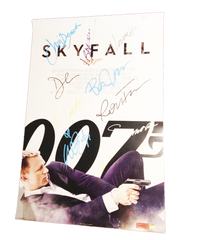 James Bond - Skyfall Official Poster Signed by 10