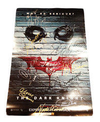 Dark Knight Official Poster Signed by 13