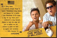Wolf of Wall Street Poster Signed by 10